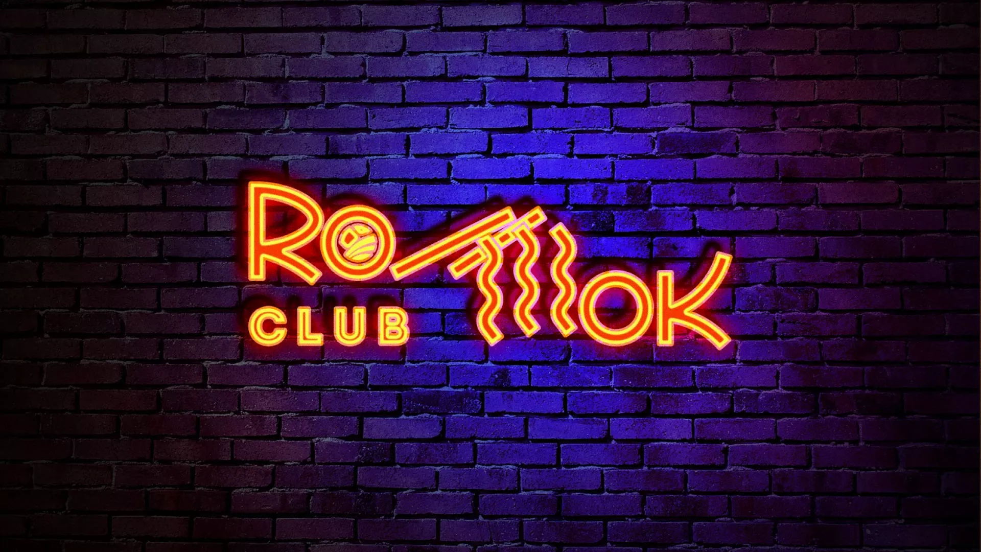 Разработка интерьерной вывески суши-бара «Roll Wok Club» в Урае